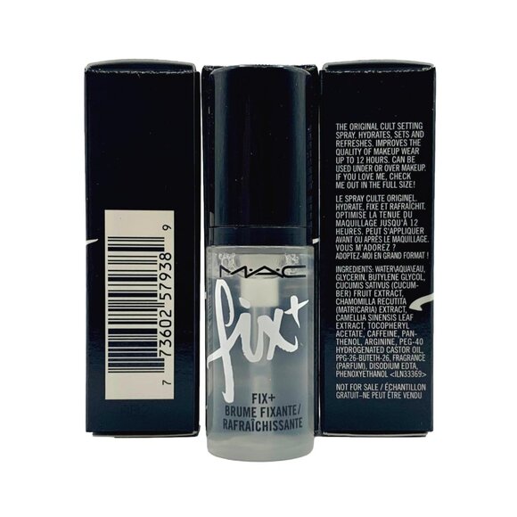 3X MAC Fix+ Skin Refresher Finishing Mist Spray 0.17oz/5ml each Travel Size - Picture 2 of 3